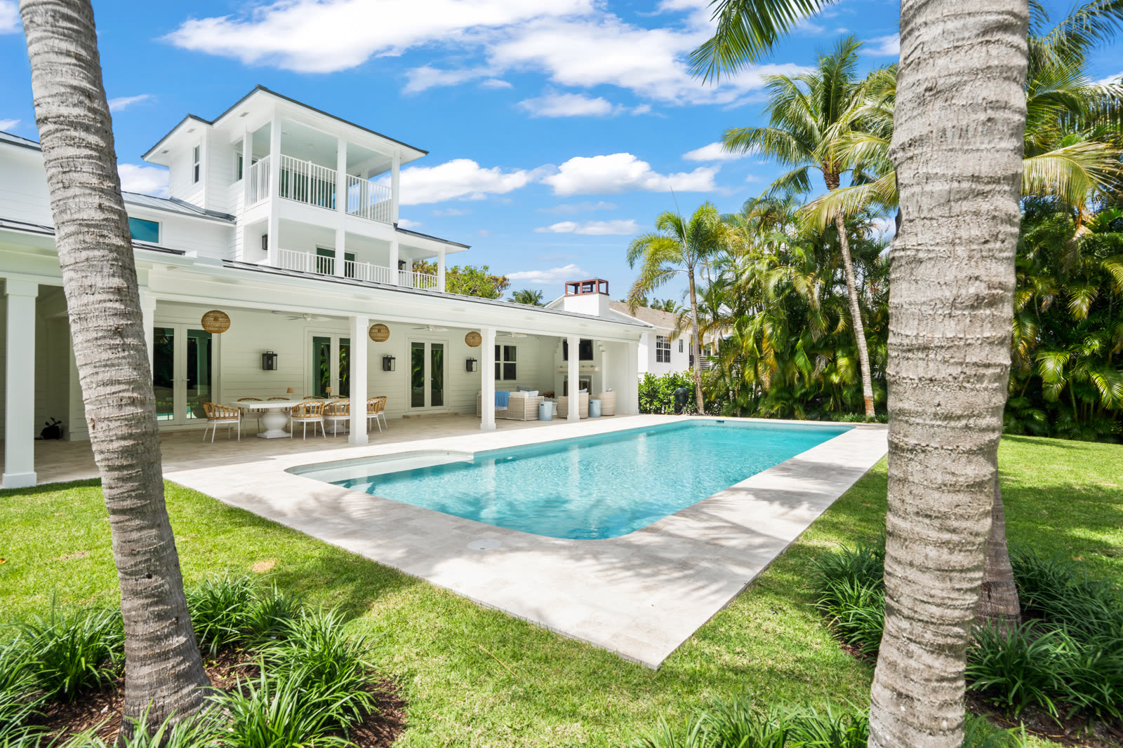Coastal Backyard Pool