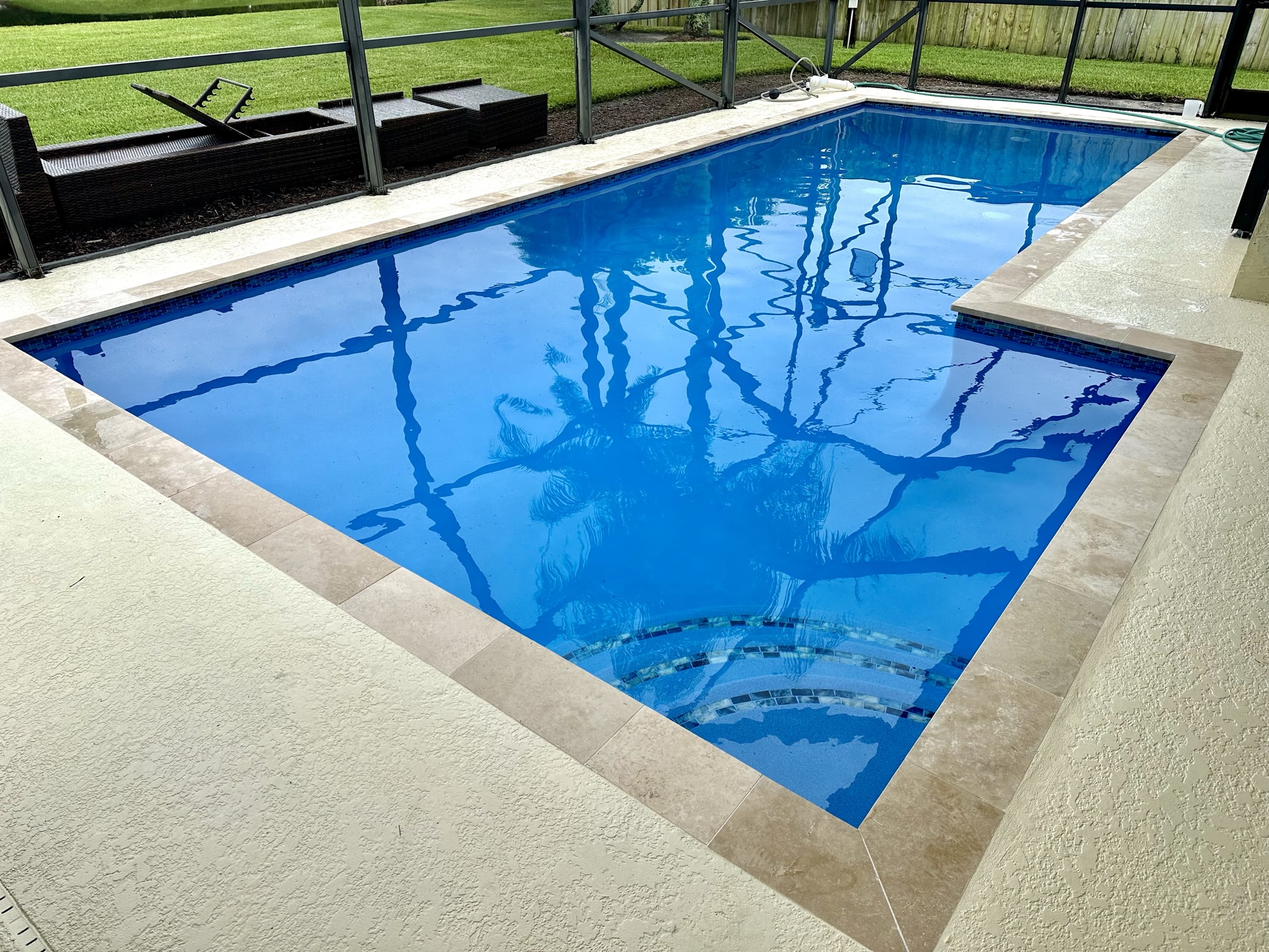 Modern Screened Pool